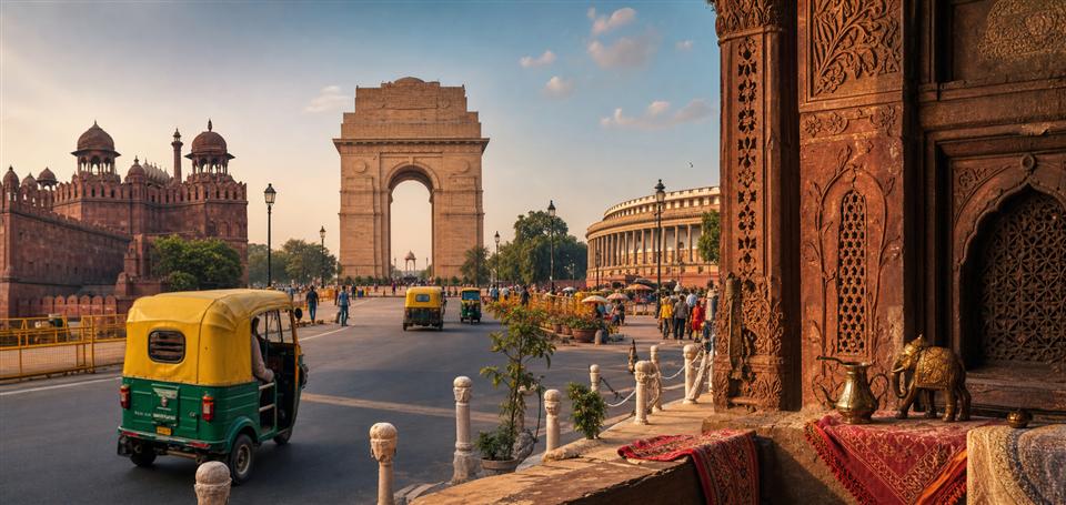 Delhi monuments and city heritage view for private Delhi tours