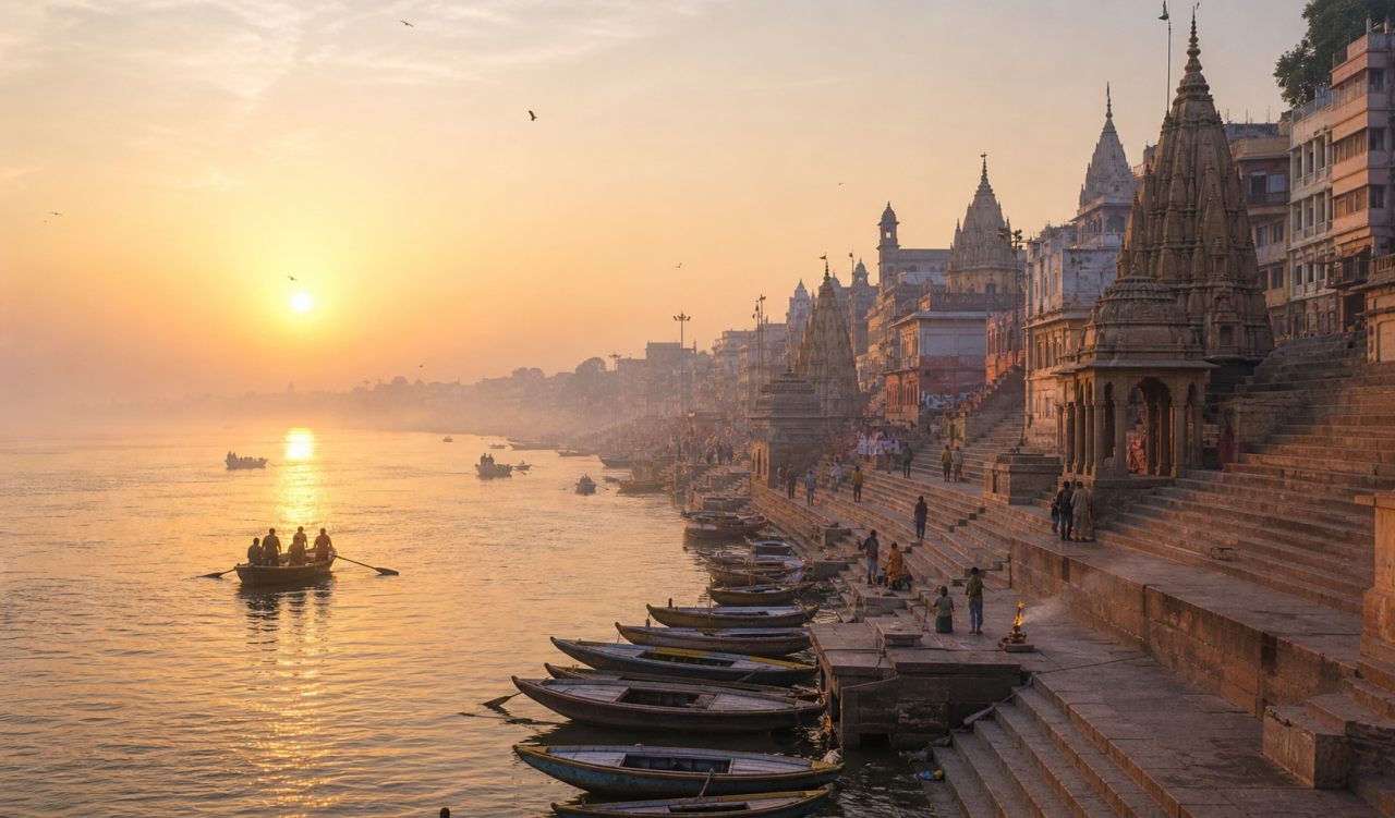 Lake Pichola and palace view for Udaipur tour destination